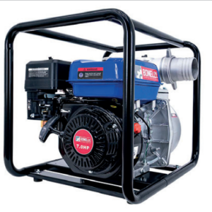 MOTOBOMBA GASOLINERO  DE 7HP AZUL 3X3  - BONELLY 1 AÑO DE GARANTÍA BN-WP30-AZR