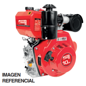 MOTOR PETROLERO 10HP COLOR ROJO / ARRANQUE MANUAL VELOCIDAD 3000-3600 (RPM) 2 AÑOS DE GARANTÍA LINEA PREMIUM BONELLY BL186FA