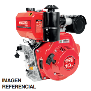 MOTOR PETROLERO 10HP COLOR ROJO / ARRANQUE ELECTRICO ENCENDIDO DE LLAVE VELOCIDAD 3000-3600 (RPM) 2 AÑOS DE GARANTÍA BONELLY BL186FAE