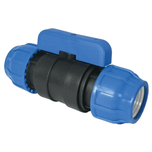 Valvula de riego tipo bola poelsan PN16 -63 X 63mm- 2 Pulgadas