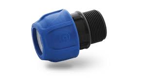 Enlace Rosca Macho 110 x 4" para Riego manguera 4" HDPE PN16,  Poelsan
