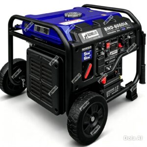 GENERADOR INVERTER ABIERTO 8KW MONOFÁSICO 220V - CON CONTROL REMOTO  ARRANQUE MANUAL / ELÉCTRICO
