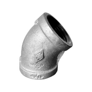 CODO DE FIERRO GALVANIZADO 3 X 45