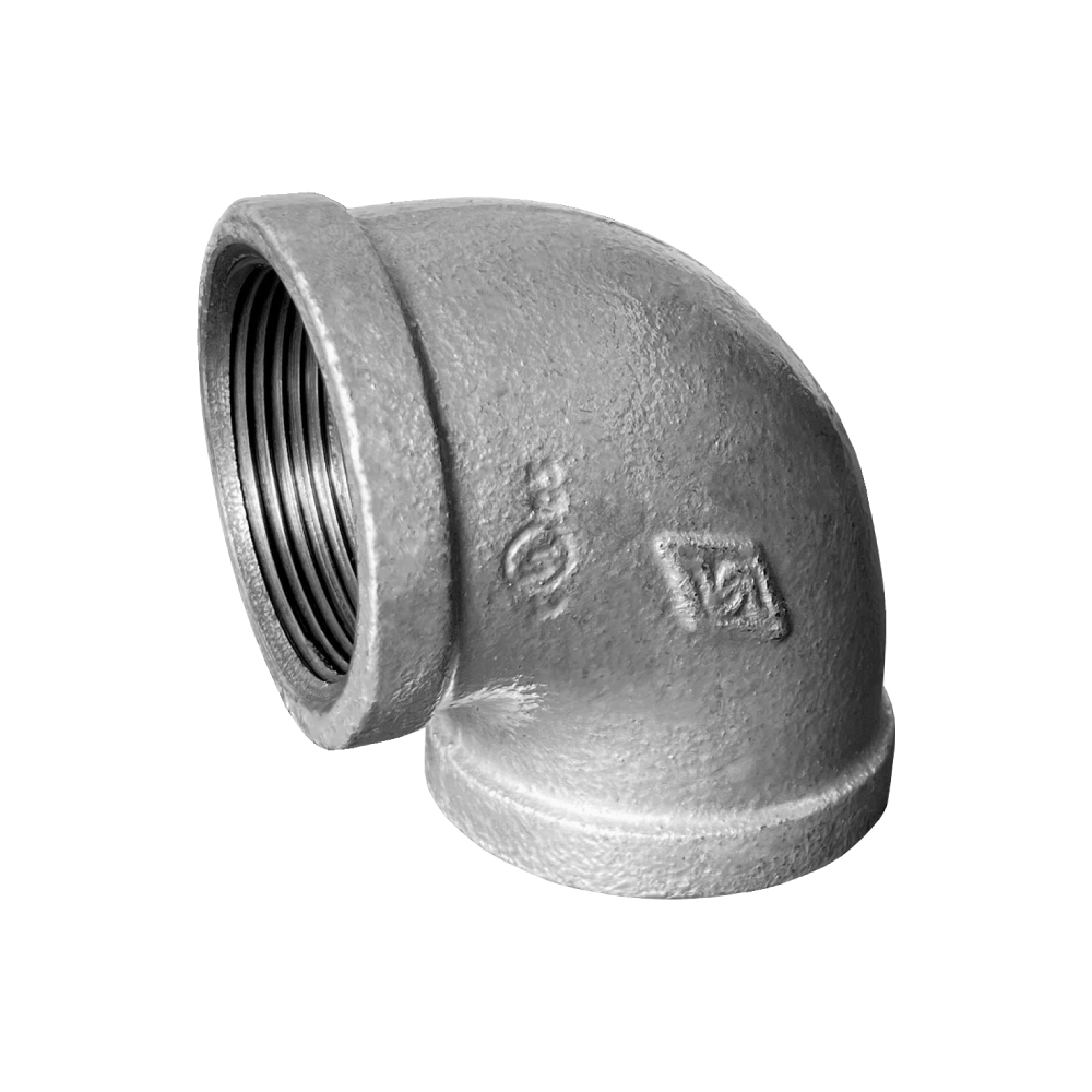 CODO DE FIERRO GALVANIZADO 4 X 90°