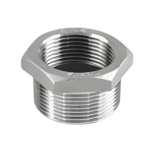 REDUCCION BUSHING ACERO INOX 2 X 1