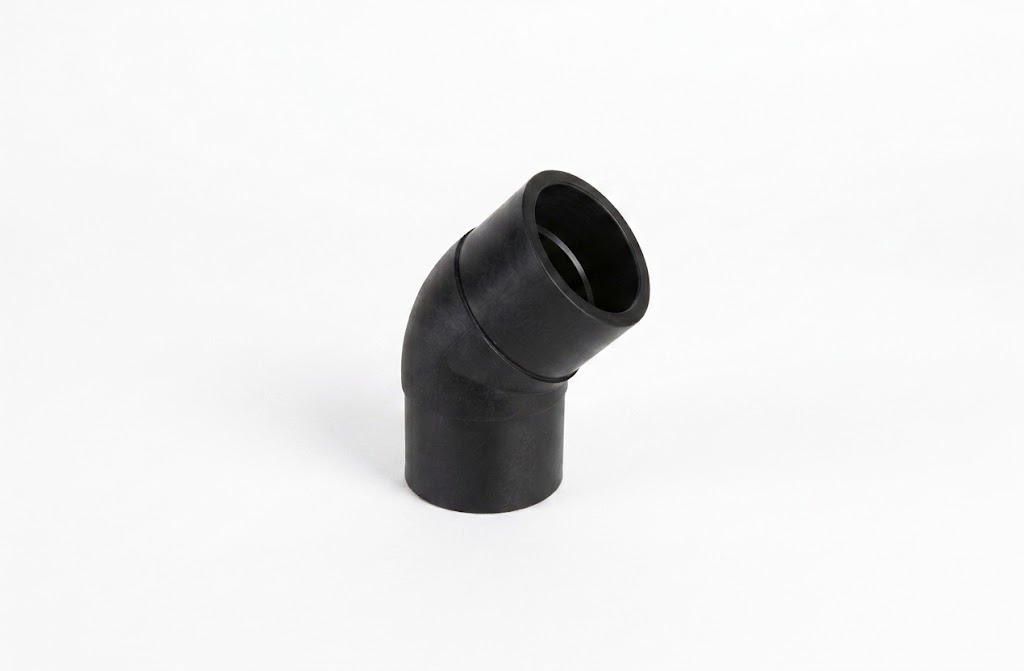 CODO TERMOFUSION X 45 HDPE 200MM - Imagen 2